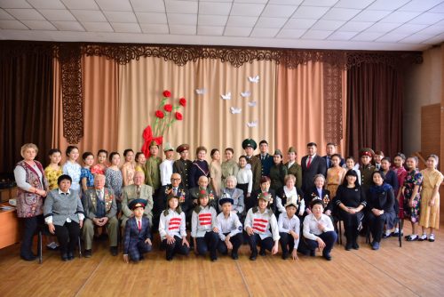 22 февраля СОШ №2 провели мероприятие посвещенная "Дню Защитника Отечества" с участием ветеранов городского и районного Совета Ветеранов
